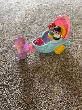 Disney Princess Carriage Playset in Pink, Aqua & Yellow